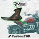 Right hand side model logo Panel Carbon Fibre Triumph Rocket 3 2020 - onwards
